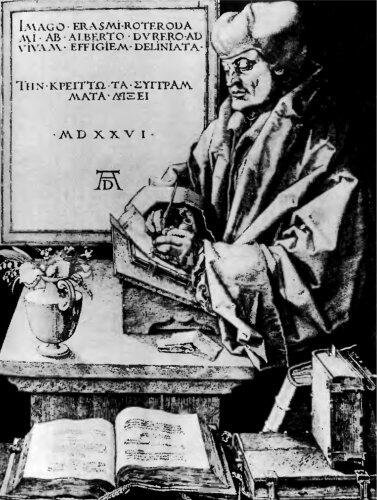 Эразм Роттердамский Альбрехт Дюрер 1526 Портрет Мартина Лютера в полный - фото 38