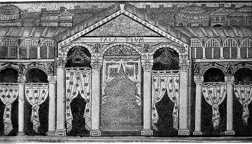 Дворец Теодориха Великого в Равенне Мозаика церкви Святого Аполлинария в - фото 13