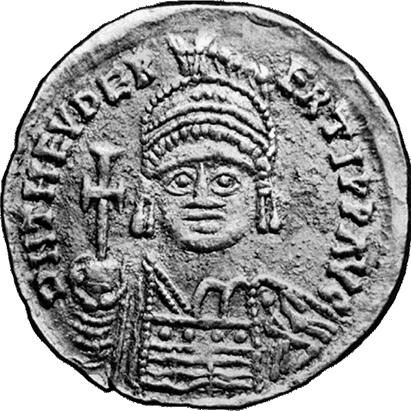 Монета короля Теодеберта I VI в Этот представитель династии Меровингов - фото 17