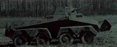 Один из первых образцов бронеавтомобиля SdKfz 231 8Rad с 20мм пушкой и - фото 11