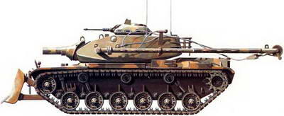 Инженерный танк М728 Инженерный танк М728 был создан на базе ОБТМ60А1 Вместо - фото 451