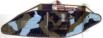 Силовая установка танка Mk V включала двигатель Рикардо разработанный - фото 8