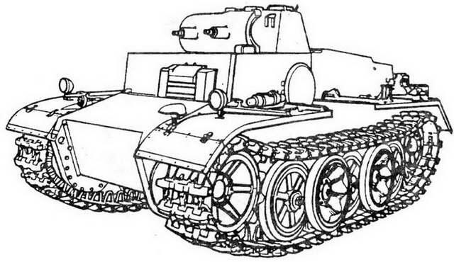На рисунке справа Танк Pz Kpfw I Ausf F На фото в центре Легкий танк Pz II - фото 77