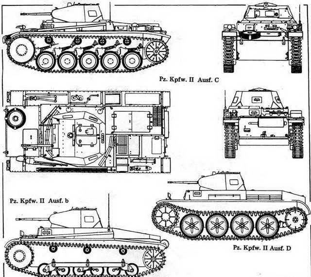 Танк Pz II Ausf С Норвегия 1940 г Всего до декабря 1942 г было выпущено 1800 - фото 80