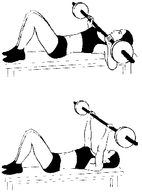 Упражнение 3 Разведение рук с гантелями лежа Для упражнения вам - фото 4