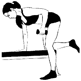 Спина прямая и напряжена также напрягите мышцы живота Взгляд направлен в пол - фото 16