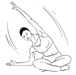 Поменяйте положение рук займите исходную позицию вправо и повторите упражнение - фото 36