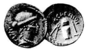 Монета із зображенням ЮнониМонети та інструментами монетника Рим За іншою - фото 1