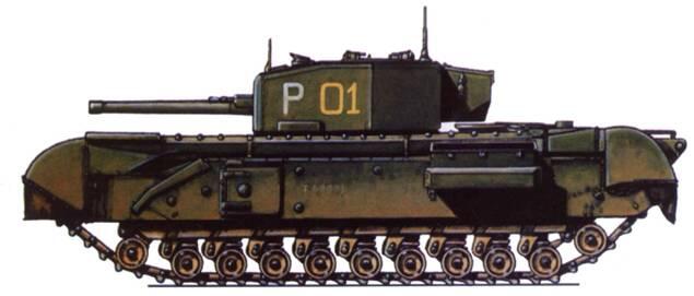 Пехотный танк А22 Mk IV Churchill Mk IV 48й гвардейский танковый полк - фото 119