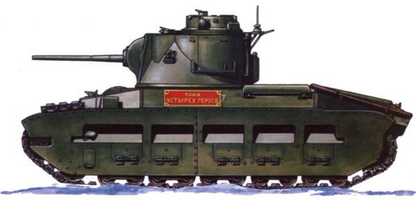 Пехотный танк Al2 Mk I Maтильда лейтенанта Фокина 19й танковый корпус - фото 121