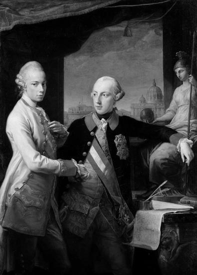 Иосиф II и Леопольд II С картины Помпео Батони 1769 Сколь ни глубоки были - фото 2