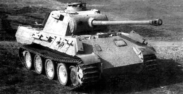 Пантера Ausf О позднего выпуска догруженная до боевой массы болванками во - фото 12