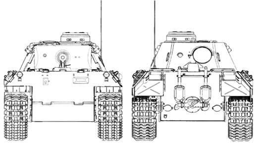На фото вверху и внизу танк модели С с экспериментальной ходовой частью с - фото 20