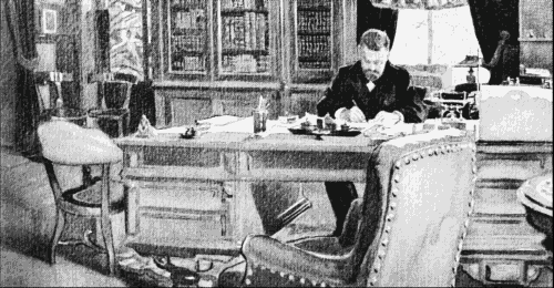 Эммануэль Нобель в своем кабинете Фотография начала ХХ века Медаль - фото 143