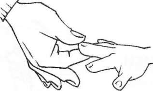 Несильно разминаем ребёнку подушечки пальцев ногтевые фаланги Большой палец - фото 128