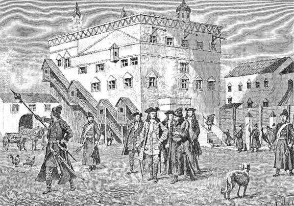 Прогулка посла по двору Посольского дома в XVII веке Иностранные посланники в - фото 3