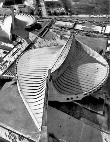 Национальный гимнастический зал Иомоги в Токио К Танге 1964 год На - фото 5