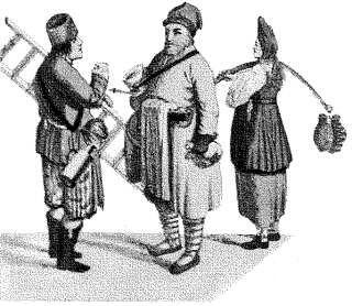 Крестьянские типы XVIII в Наказание батогами - фото 65
