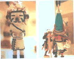 Куклы качина изображающие небесных учителей которые обучали индейцев хопи в - фото 2