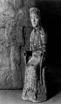 Мадонна из церкви в Мошё Дерево Середина 12 в Исторический музей Стокгольм - фото 74