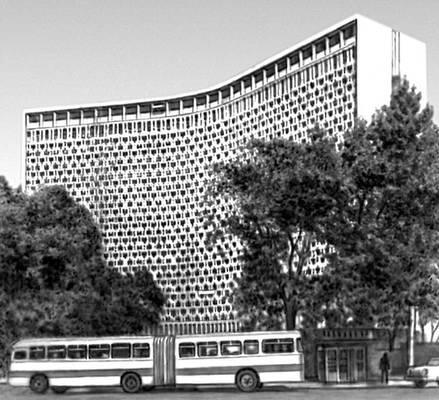 Ташкент Гостиница Узбекистан 1974 Архитекторы И А Мерпорт Л И Ершова - фото 442