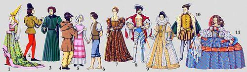 Европейская одежда 1517 вв 13 2я половина 15 в 46 14 в - фото 1