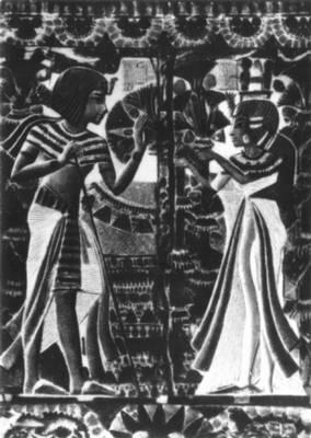Мужская и женская одежда древнеегипетской знати Тутанхамон и царица - фото 2