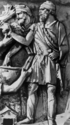 Одежда варвара Фрагмент рельефа колонны Траяна в Риме Русская одежда 16 - фото 5
