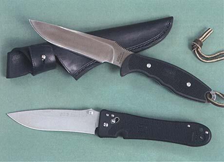 Простой пример сравнение двух ножей с 5дюймовыми клинками Нескладной нож - фото 6