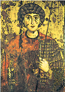 Икона св Георгия из Успенского собора Московского Кремля XII в Обозначение - фото 2