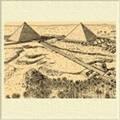 Поле пирамид в Гизе Сверху вниз пирамиды Хуфу Хеопса и Хафры Хефрена с - фото 11