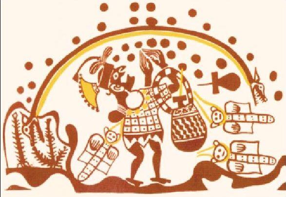 Рис 3 Часть росписи на сосуде культуры мочика север побережья Перу IVVI - фото 3