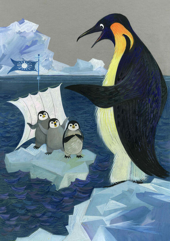 17 Блудливые пингвины Три сына было у Пингвина Своё гнездо родная льдина - фото 8