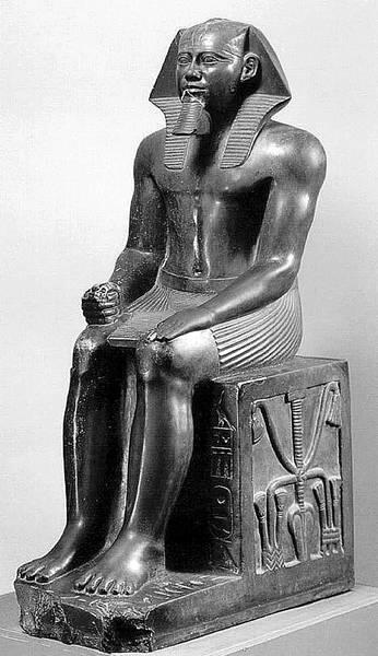 Статуя фараона Хефрена Древнее царство 2500е гг до нэ Каирский Египетский - фото 7