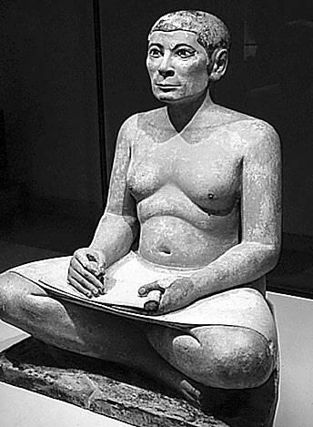 Статуя писца Каи Древнее царство Лувр Не меньшую роль чем чиновники в - фото 10