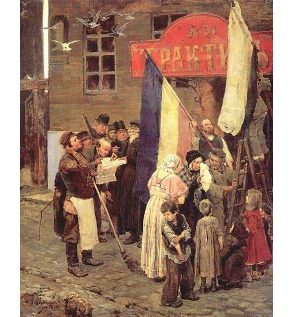 В М Васнецов Известие о взятии Карса 1878 год На картине Васнецова - фото 5