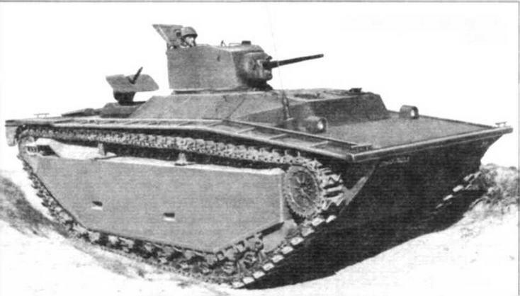 Плавающий танк LVTA1 1944 г Тактикотехнические характеристики десантной - фото 88