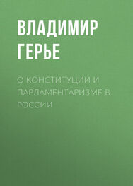 Владимир Герье: О конституции и парламентаризме в России