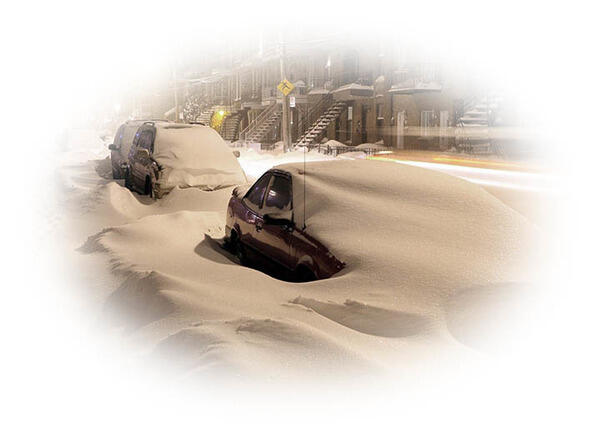 Не машины а сугробы Город запорошен снегом капли падают к земле Тает - фото 13