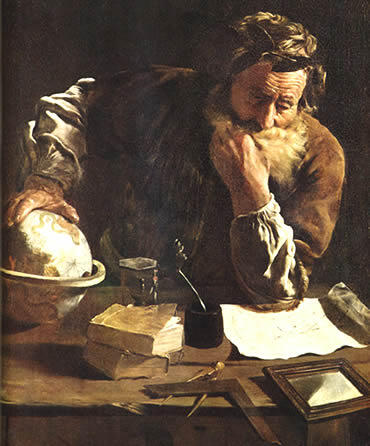 В отличие от проказника Эрота Архимед был серьезной личностью крыльями не - фото 1