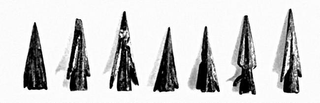 Бронзовые наконечники стрел найденные на территории Карфагена III в до нэ - фото 38