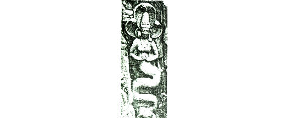 Нага Фрагмент Ганги Каменный рельеф VII века Махабалипурам Величайшим - фото 2