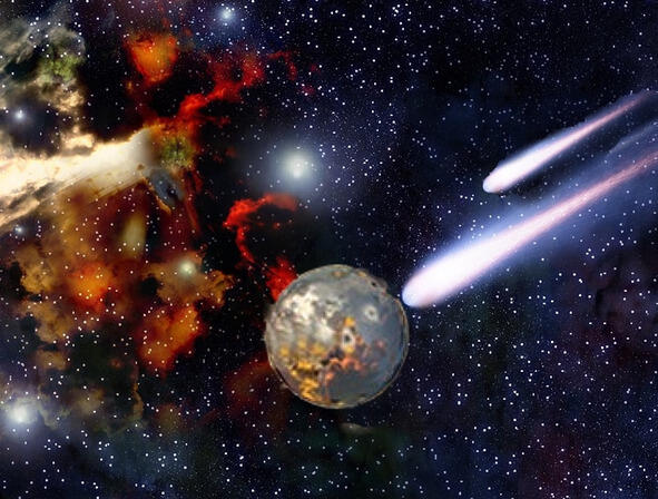 Интенсивная бомбардировка Земли Пролетают мимо Юпитера который в 318 раз - фото 13