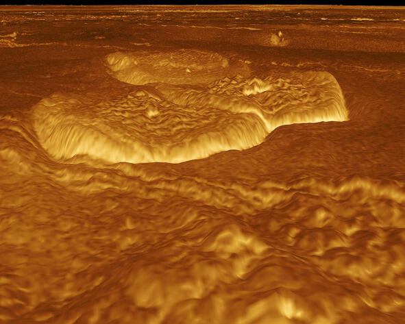 Поверхность Венеры Именно расплавление верхней оболочки привело к утрате - фото 6