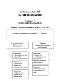 Юлия Илюхина: Гражданский кодекс Российской Федерации в схемах (часть первая). Учебное пособие