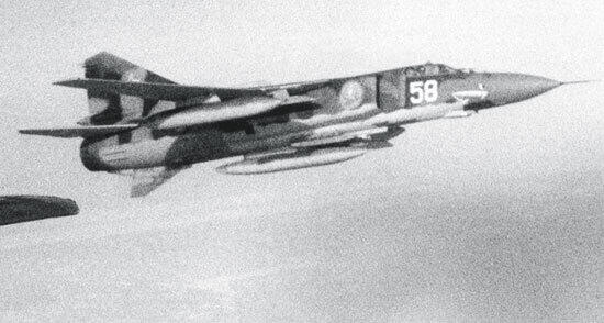В полете МиГ23МЛД из состава 120го полка Самолеты этой части были наиболее - фото 26