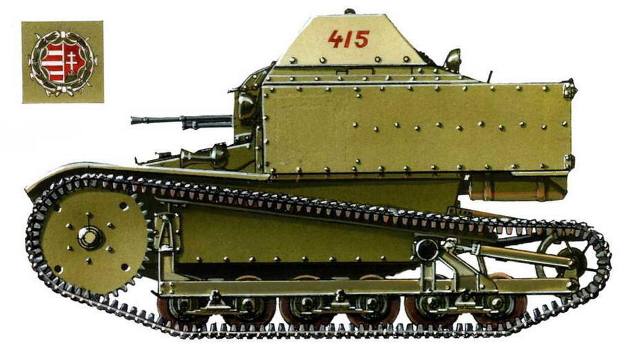Танкетка Т27 трофей венгерской армии 1943 г Танкетка Т27 в стандартной - фото 71