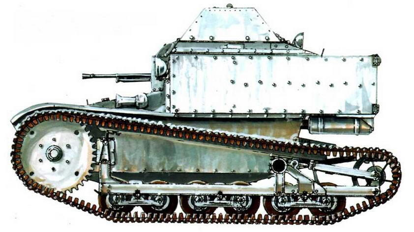 Танкетка Т27 в зимней окраске Советскофинская война март 1940 г - фото 74