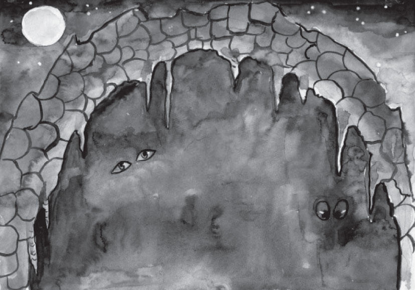 Рис 5 Тематический эскиз Пещера страхов Ход занятия Ребенку - фото 32