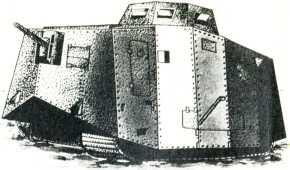 Первый немецкий танк А7V Покрытые туманом танки незаметно подошли к - фото 11